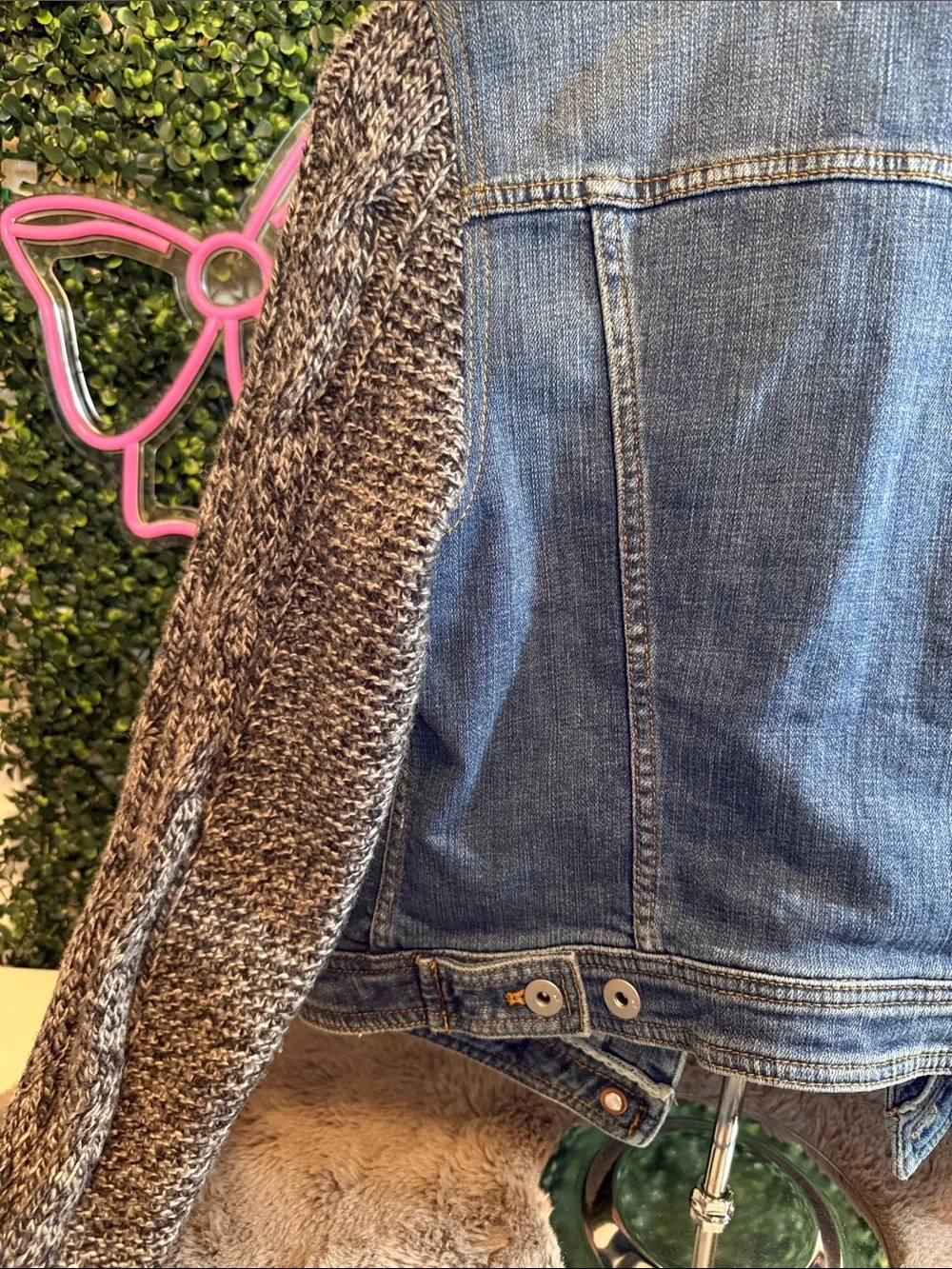 Pilcro and the Letterpress Denim Jacket size small - Picture 6 of 8